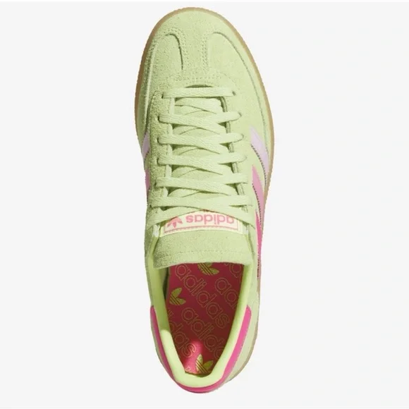 adidas Spezial Neon Lime with Pink and Light Pink Stripes - Picture 10 of 10